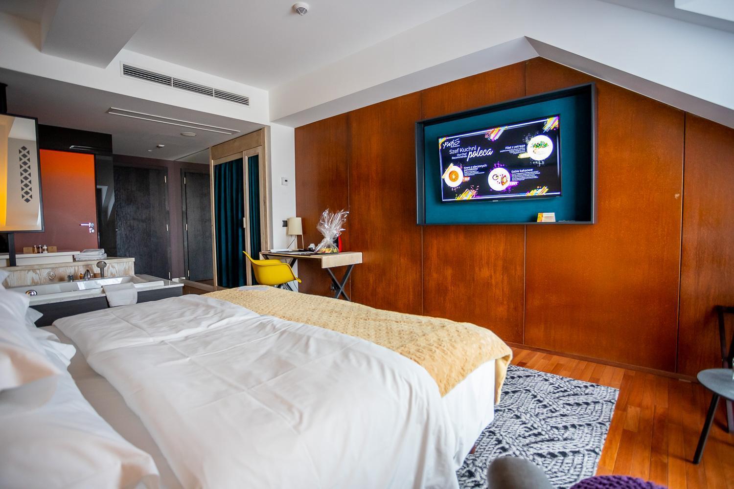 布里斯托尔传统奢华酒店 热舒夫 外观 照片 A room at the hotel